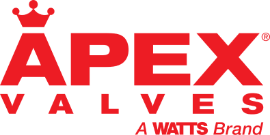 Apex valves a watts brand logo